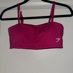 Gymshark Pink Bandeau Sports Bra